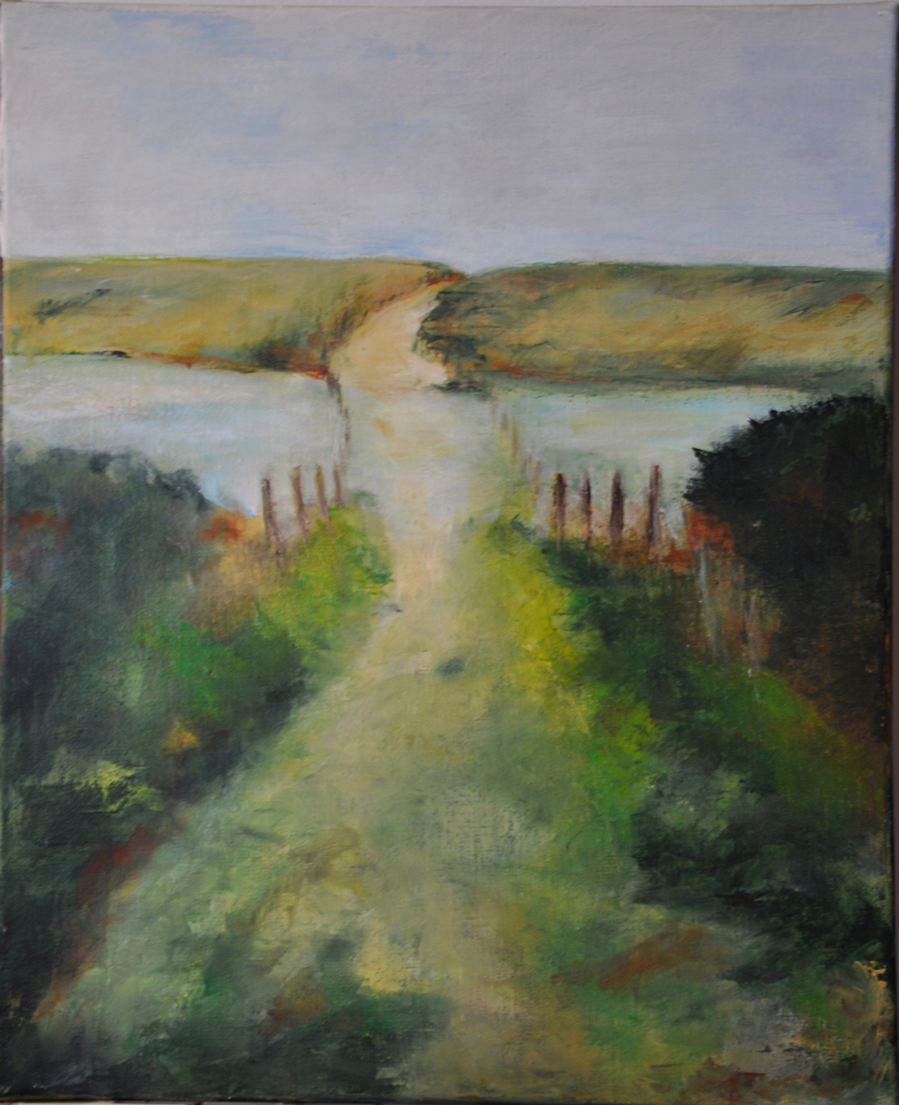 chemin inondé