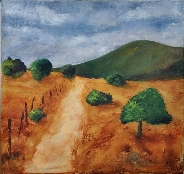 Chemin montagneux
