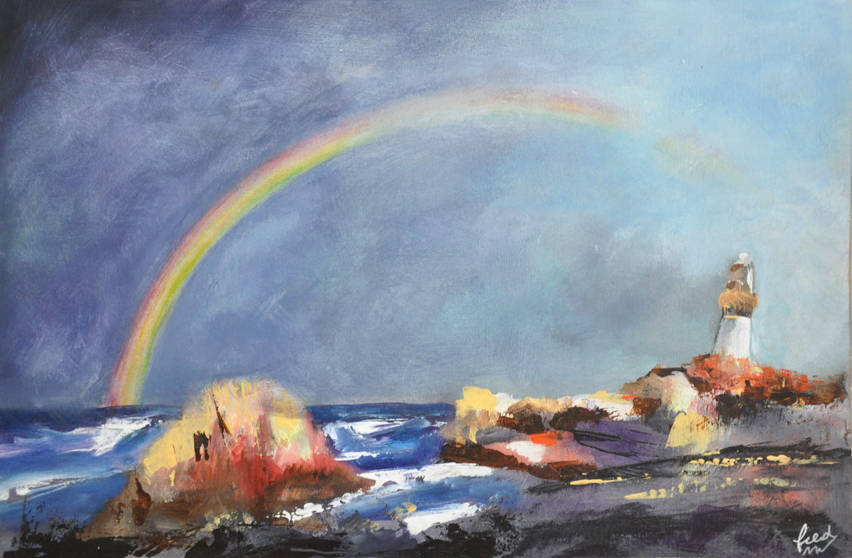 Peinture Arc en ciel